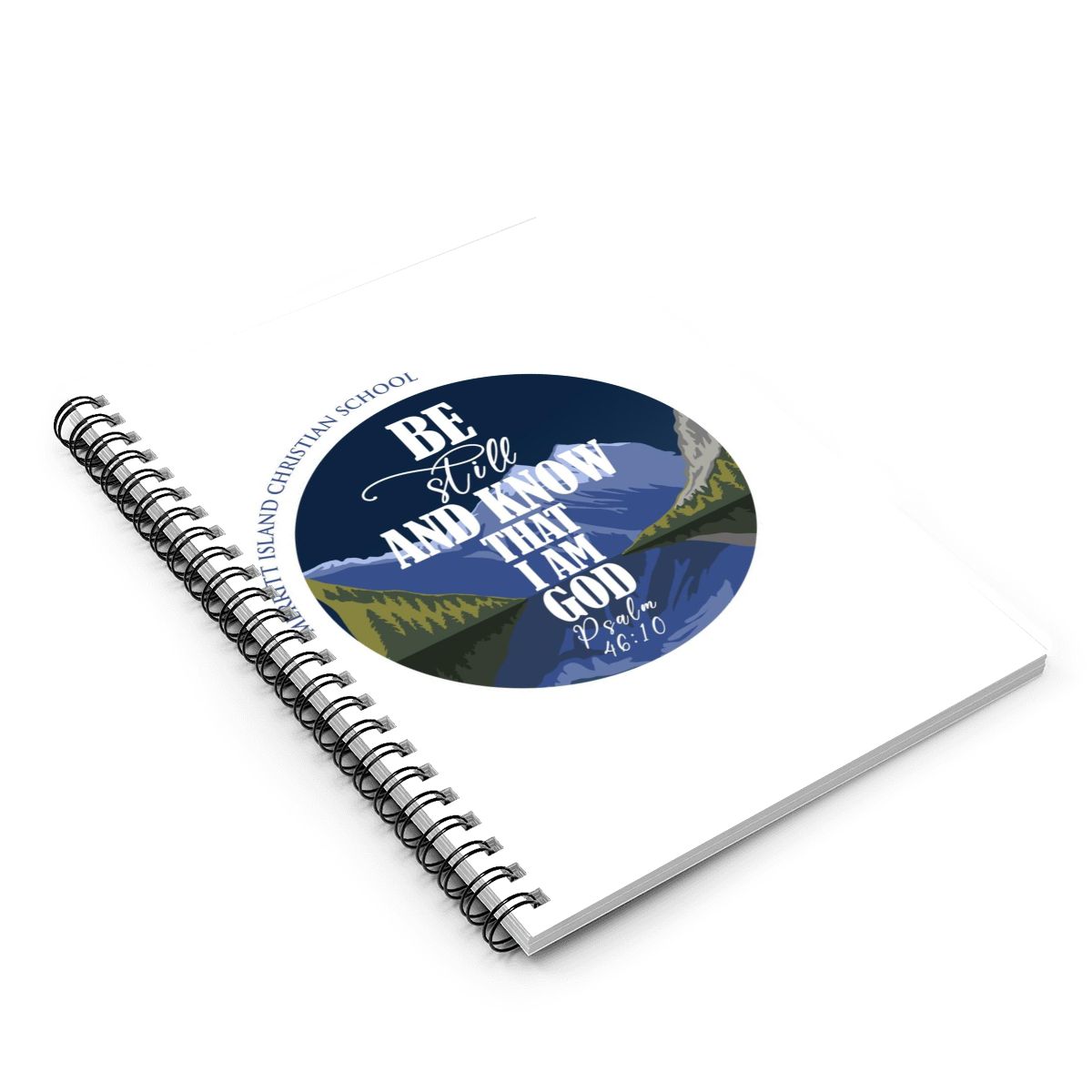 “Be Still and Know” Spiral Notebook – Psalm 46:10