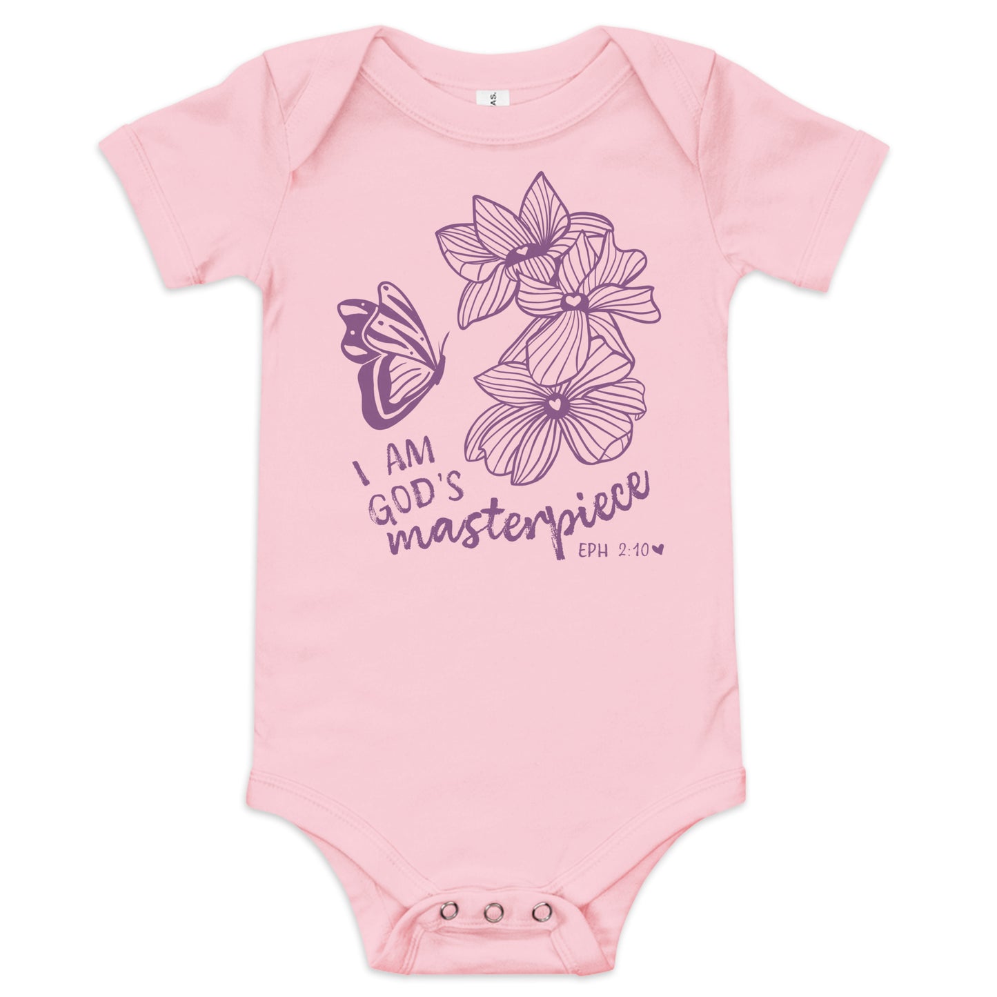 I Am God's Masterpiece Onesie