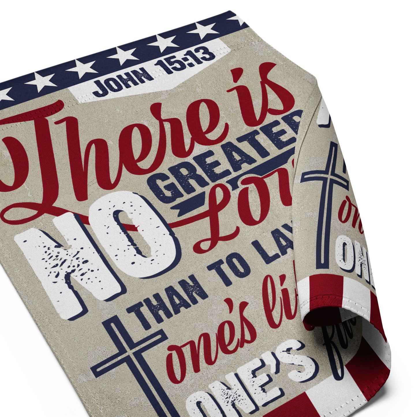 Memorial Day Garden Flag – John 15:13