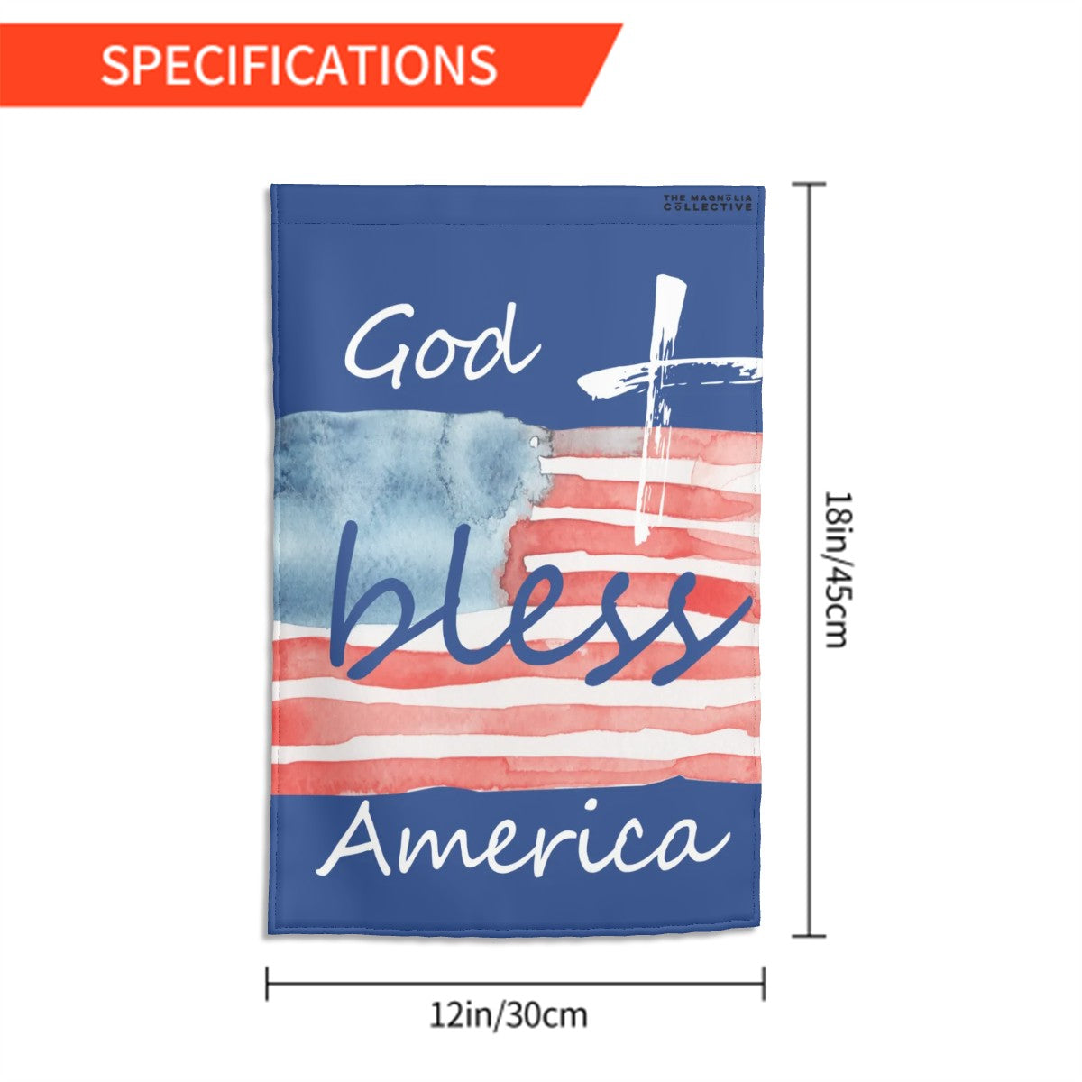God Bless the USA- Garden Flag