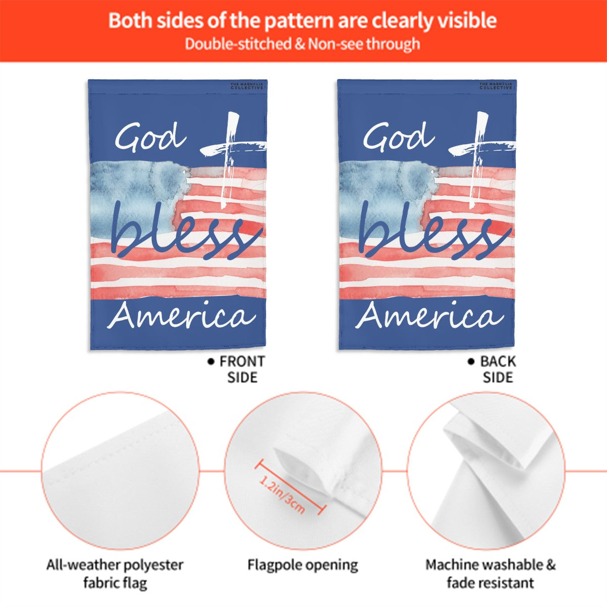 God Bless the USA- Garden Flag